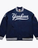 New York Yankees 2000 Full-Snap Satin Navy Jacket New York Yankees 2000 Full-Snap Satin Navy Jacket