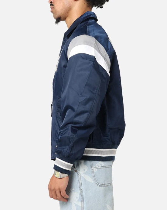 New York Yankees Retro Stadium Navy Satin Jacket