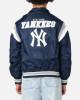 New York Yankees Retro Stadium Navy Satin Jacket