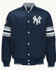 New York Yankees Scout I Navy Satin Jacket