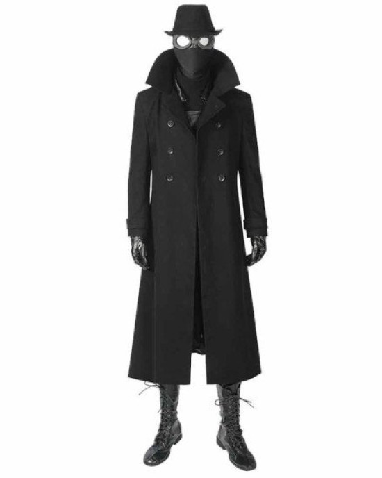Nicholas Cage Spider Man Into The Spider Verse Noir Wool Trench Coat Nicholas Cage Spider Man Into The Spider Verse Noir Wool Trench Coat
