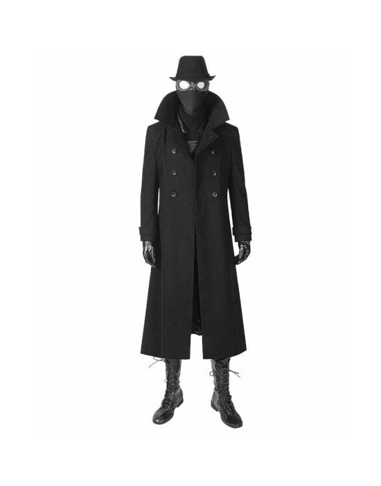 Nicholas Cage Spider Man Into The Spider Verse Noir Wool Trench Coat