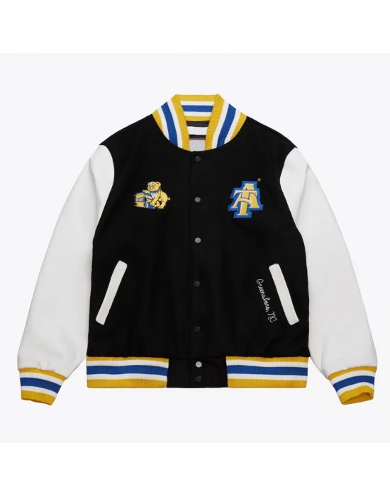 North Carolina A&T Aggies Homecoming Black Varsity Jacket