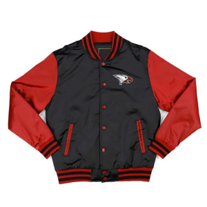 North Carolina Central Black and Red Baseball Jacket