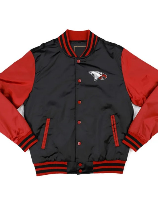 North Carolina Central Black and Red Baseball Jacket