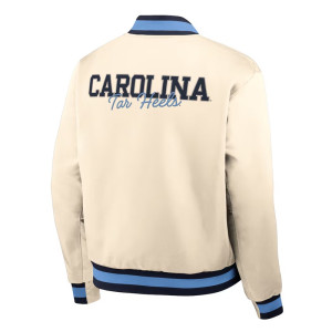 North Carolina Tar Heels Legacy Cream Bomber Jacket