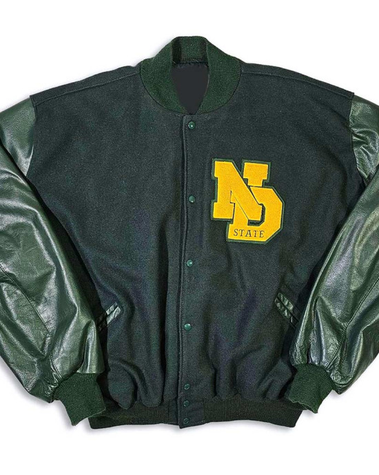 North Dakota State Bison 90’s Varsity Jacket North Dakota State Bison 90’s Varsity Jacket