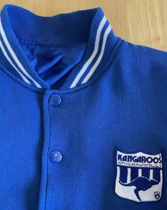 North Melbourne 1990s Royal Varsity Wool Jacket North Melbourne 1990s Royal Varsity Wool Jacket