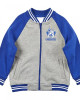 North Melbourne Gray and Royal Varsity Full-Zip Fleece Jacket North Melbourne Gray and Royal Varsity Full-Zip Fleece Jacket