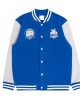 North Melbourne Royal and Gray Varsity Fleece Jacket North Melbourne Royal and Gray Varsity Fleece Jacket