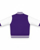 Northwestern University Wildcats Purple and White Letterman Jacket