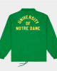 Notre Dame Fighting Irish Shamrock Retro Coaches Jacket Notre Dame Fighting Irish Shamrock Retro Coaches Jacket