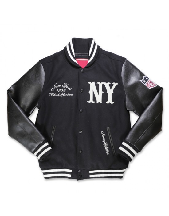 NY Black Yankees Varsity Jacket