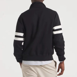 NY Giants Black Striped Fleece Jacket
