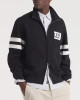 NY Giants Black Striped Fleece Jacket NY Giants Black Striped Fleece Jacket