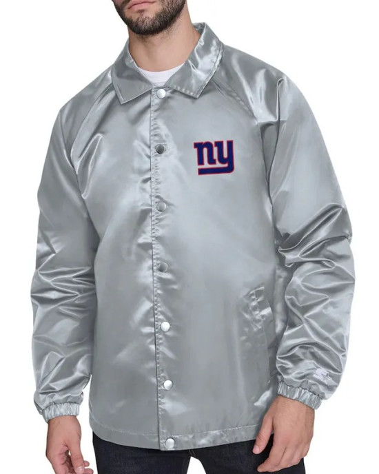 NY Giants Retro Logo Coaches Jacket NY Giants Retro Logo Coaches Jacket