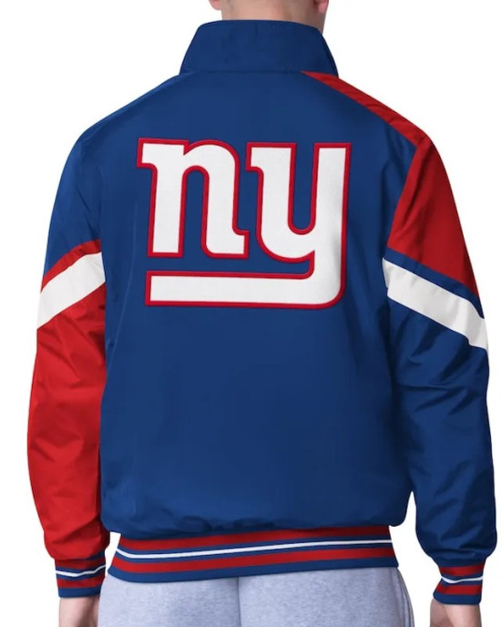 NY Giants Strong Arm Royal Full-Zip Jacket NY Giants Strong Arm Royal Full-Zip Jacket