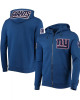 NY Giants Zip Up Blue Hoodie NY Giants Zip Up Blue Hoodie