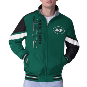 NY Jets Strong Arm Green Full-Zip Jacket