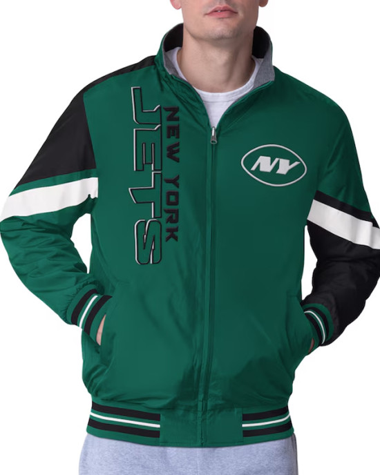 NY Jets Strong Arm Green Full-Zip Jacket NY Jets Strong Arm Green Full-Zip Jacket