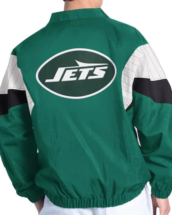 NY Jets Yard Line Green Full-Zip Jacket NY Jets Yard Line Green Full-Zip Jacket