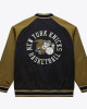 NY Knicks Black/Olive Satin Double Clutch Jacket