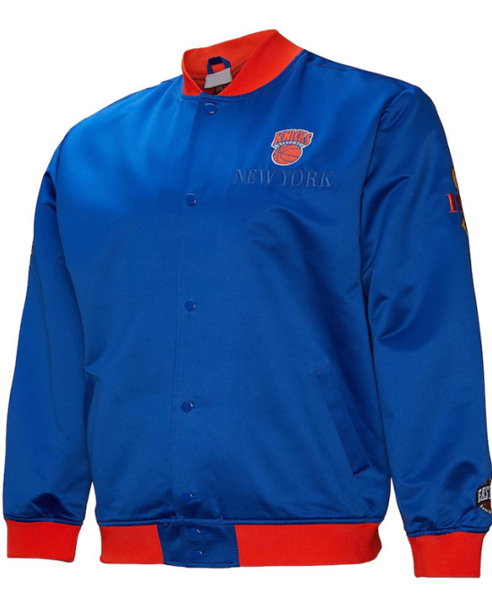 NY Knicks OG 3.0 Lightweight Blue Satin Jacket NY Knicks OG 3.0 Lightweight Blue Satin Jacket