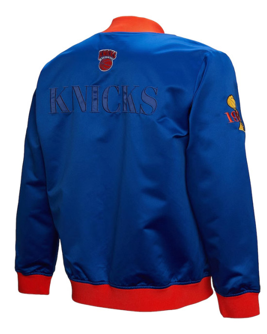 NY Knicks OG 3.0 Lightweight Blue Satin Jacket NY Knicks OG 3.0 Lightweight Blue Satin Jacket