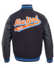 NY Knicks Script Tail Classic Rib Varsity Jacket NY Knicks Script Tail Classic Rib Varsity Jacket