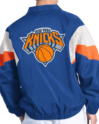 NY Knicks Yard Line Blue Full-Zip Jacket