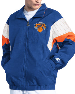 NY Knicks Yard Line Blue Full-Zip Jacket