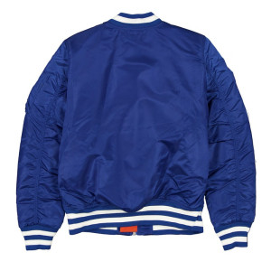 NY Mets Full-Zip Royal Bomber Jacket