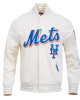 NY Mets Logo Game Day Eggshell Jacket