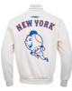 NY Mets Logo Game Day Eggshell Jacket