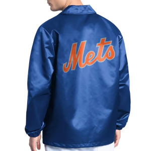 NY Mets Point Man Coaches Royal Jacket