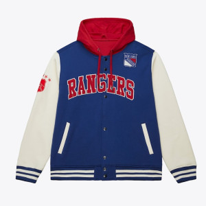 NY Rangers Rinkside Varsity Fleece Jacket