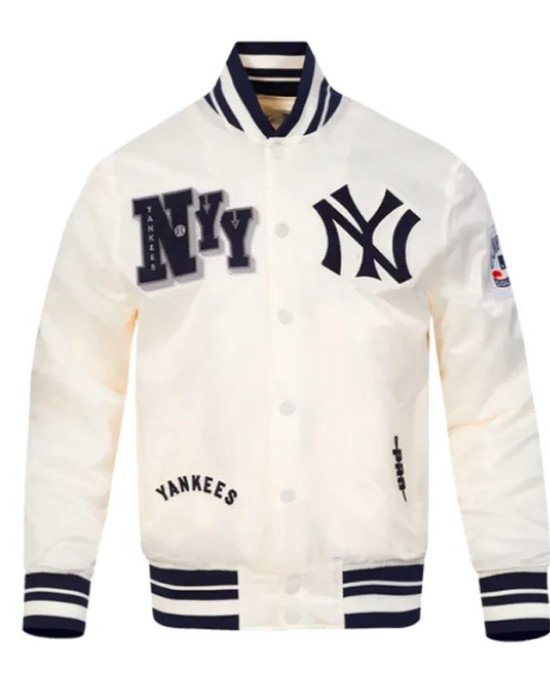 NY Yankees Best of Classic Rib Satin Jacket