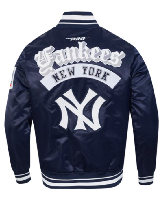 NY Yankees Best of Classic Rib Satin Jacket