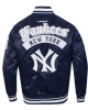 NY Yankees Best of Classic Rib Satin Jacket
