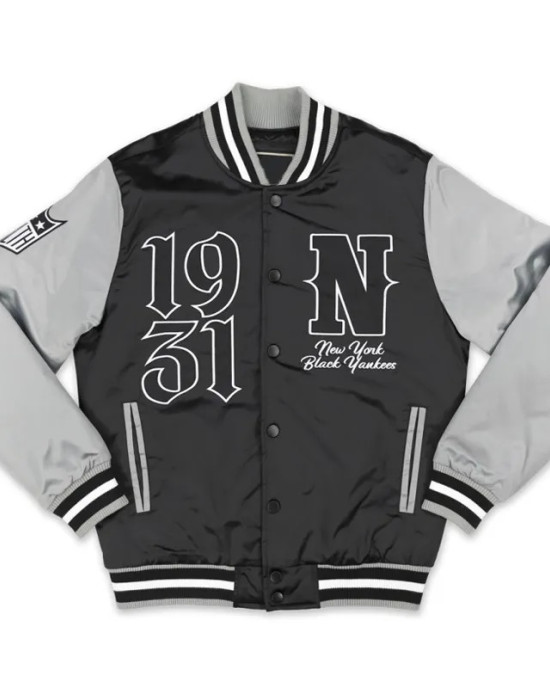 NY Yankees Black and Gray Jacket NY Yankees Black and Gray Jacket