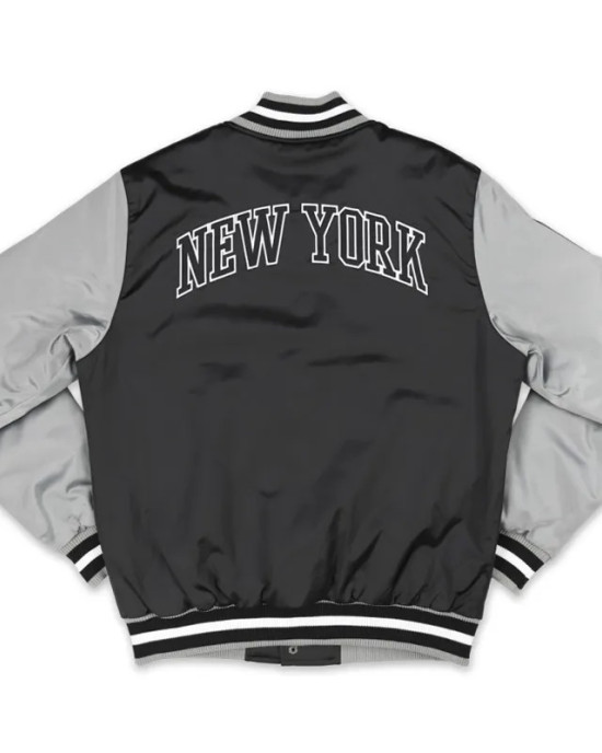 NY Yankees Black and Gray Jacket NY Yankees Black and Gray Jacket