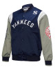NY Yankees Cooperstown Team Origins Satin Jacket NY Yankees Cooperstown Team Origins Satin Jacket