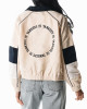 NY Yankees Cream Full-Zip Track Jacket NY Yankees Cream Full-Zip Track Jacket