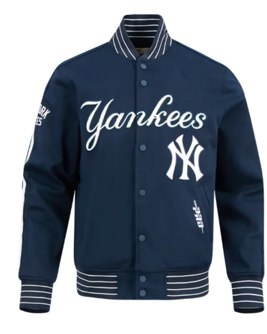 NY Yankees Current Logo Game Day Navy Jacket