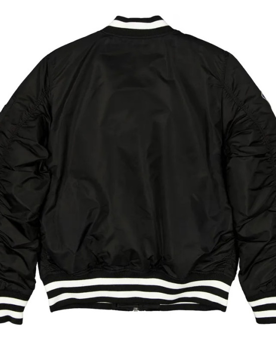 NY Yankees Full-Zip Green Bomber Jacket