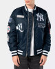 NY Yankees Full-Zip Green Bomber Jacket
