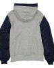 NY Yankees Heather Gray/Navy Full-Zip Hoodie Jacket