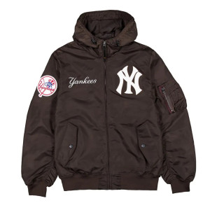 NY Yankees Historic L-2B Hooded Bomber Jacket