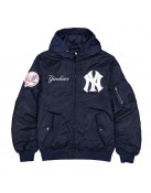 NY Yankees Historic L-2B Hooded Bomber Jacket