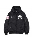 NY Yankees Historic L-2B Hooded Bomber Jacket